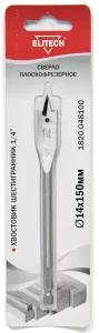 Может понадобиться Сверло по дереву перовое Elitech 14x150 мм с шестигранным хвостовиком Может пригодиться Сверло по дереву перовое Elitech 14x150 мм с шестигранным хвостовиком