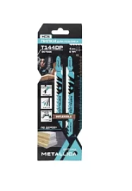 Фото товара «Пилка для лобзика Metallica Optima T144DP HCS 100/75 мм по дереву (2 шт)»