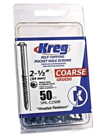 Фото товара «Шурупы с крупным шагом Kreg Blue Kote 2-1/2" 63 мм (50 шт)»
