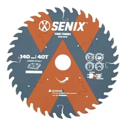 Фото товара «Диск пильный Senix 140 мм х 20 мм 40Т по дереву»