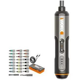 Фото товара «Аккумуляторная отвертка Worx WX240 с набором бит (26 шт)»