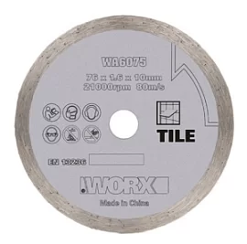 Фото товара «Диск алмазный Worx 76х1,6х10 мм»